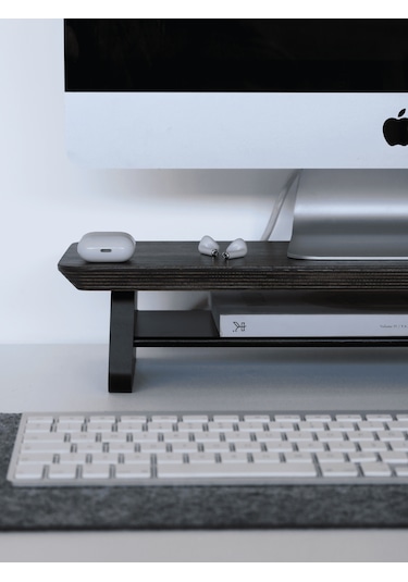 Küçük Monitör Standı Ceviz