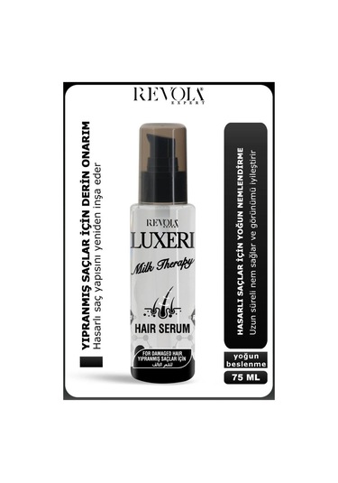 Luxeri Yıpranmış Saçlar İçin Saç Bakım Serumu 75 Ml Milk Therapy