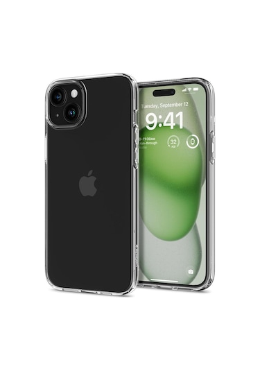 Spigen Apple Uyumlu iPhone 15 Plus Kılıf Liquid Crystal Tam Koruma Crystal Clear - ACS06647 Spigen Apple Uyumlu iPhone 15 Plus Kılıf Liquid Crystal Tam Koruma Crystal Clear - ACS06647
