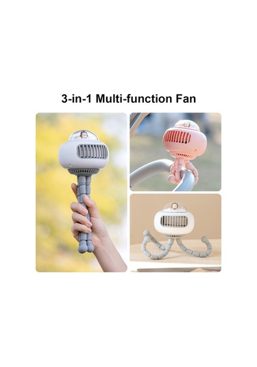 Cacaobebek Arabaları Için Usb Mini Şarj Edilebilir Fan C Tipi El Fanlı Kullanışlı Bladeless Turbo Fan 1200mah 6099 Pembe