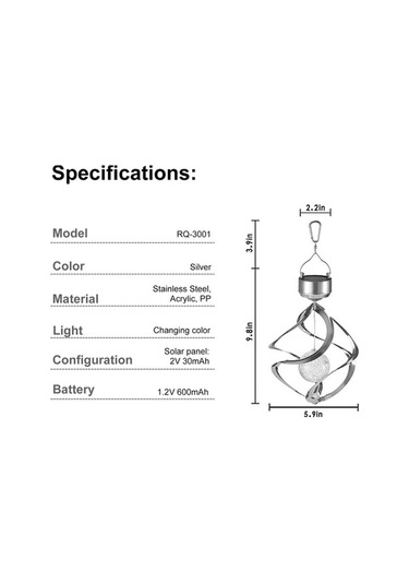 Opulentliving Güneş Enerjili Çelik Çanak Lamba - Renk Değişen Led Bahçe Dekoru, Su Geçirmez Gümüş Gümüş