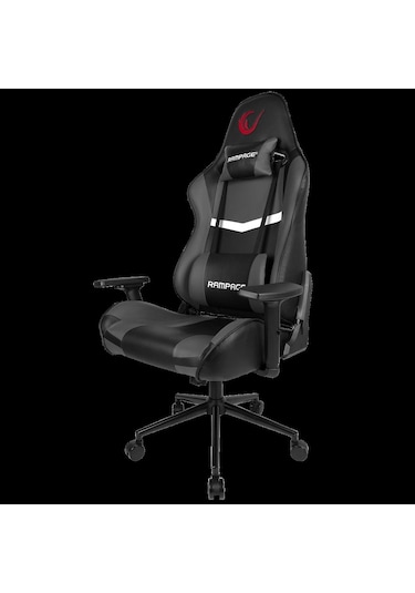 Rampage Kl-r56 3d Kol Tam Dökme Süngerli Siyah/gri Oyuncu Koltuğu
