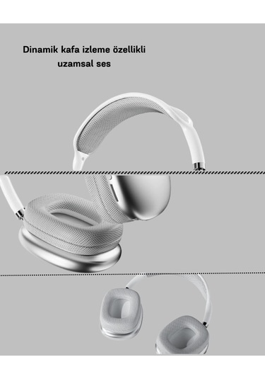 Bfs Bluetooth 5.0 Kulak Üstü Kulaklık Uzamsal Ses, Gürültü Engelleme, Ergonomik Tasarım