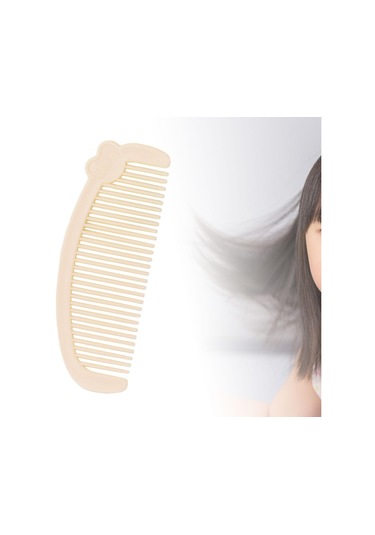 Suntek Cep Saç Tarağı Kız Berber Dükkanı Kuaförlük Krem