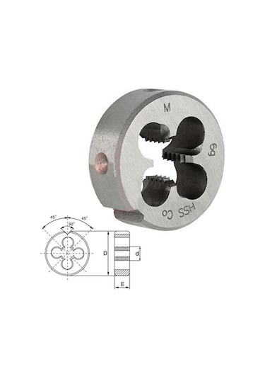 Völkel M4x0.35 Pafta Dın223. İnce Diş