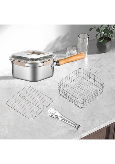 Homyl Restoran Tavuk Kanadı Kafe Için Çok Amaçlı Tencere Gösterildiği Gibi