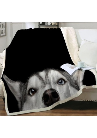 Dog Tek Kişilik 1. Kalite 150 Cm 220 Cm. Tv Battaniyesi