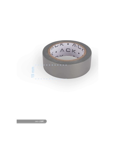 ACK PVC Elektrik İzolasyon Bandı Gri 8m