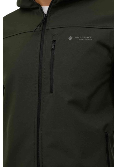 Lumberjack Basic Softshell Erkek Haki Basic Ceket Vo101398602 Haki