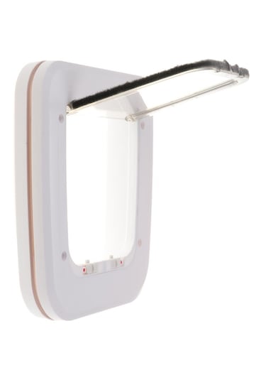 Homyl Abs Pet Kedi Küçük Köpek Manyetik Kilit Flap Beyaz