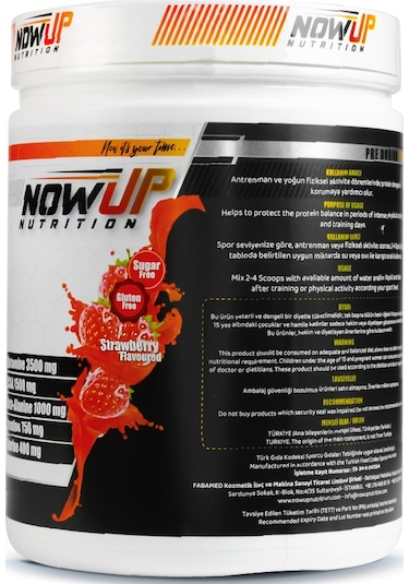 Nowup Nutrition Post-Workout / Strawberry 360 G