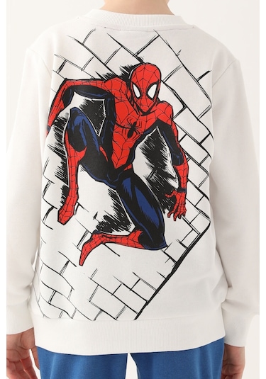 Spider Man D4833-3 Çocuk  Krem Eşofman Takımı