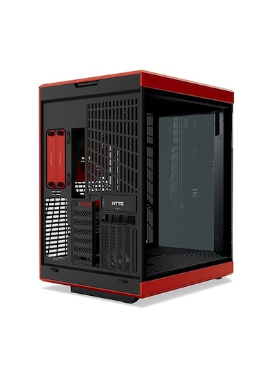 Hyte Y70 Touch Black Cherry Temperli Cam Usb 3.2 E-atx Dual Chamb Bilgisayar Kasası