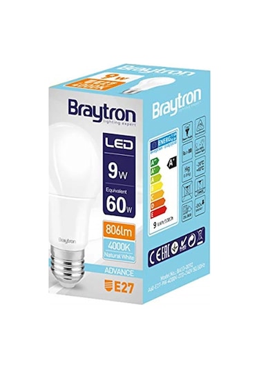 Braytron 9w Led Ampul E-27 6500k Beyaz