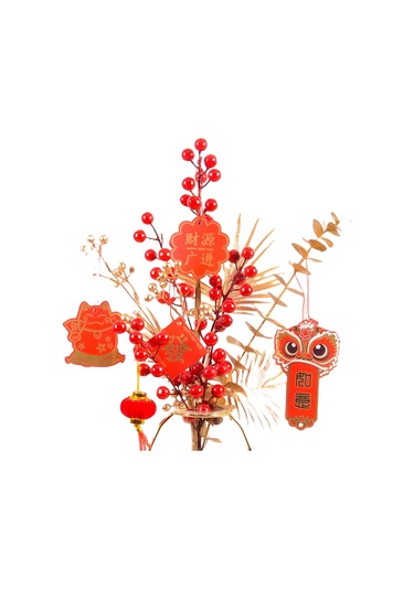 Suntek Geleneksel Çin Yeni Yılı Süslemeleri Aureate-meyve
