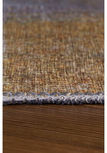 Funk Modern Dokuma Taban Dekoratif Gri Halı (Al 10)