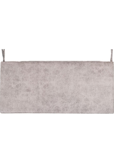 Bank Minderi İç Ve Dış Mekan Oturma Minderi Bahçe Minderi Su İtici Güneş Dayanımlı Kumaş 100x45 Gri