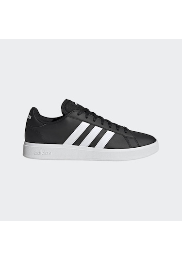 GW9251 Adidas Grand Court Base 2.0 Erkek Spor Ayakkabı CBLACK/FTW Siyah - Beyaz