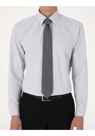 Pierre Cardin Erkek Açık Gri Gömlek Basic 50316734-vr001 Açık Gri