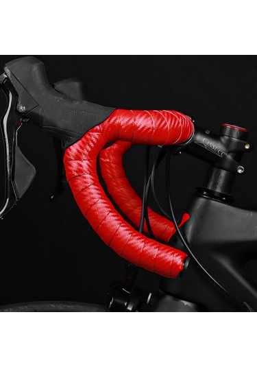 Hombey Siyah Yol Bisikleti El Tutamak Bandı, Pu+eva Malzeme, Kaymazsız Ve Nefesli, 2 Adet, Bisiklet Spor Aksesuarı Siyah