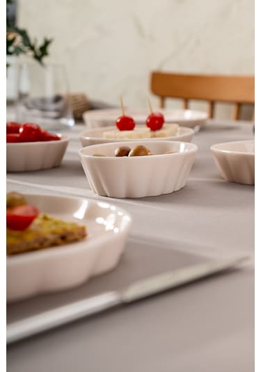 Emsan Cozy 14 Parça 6 Kişilik Kahvaltı Takımı Pembe Pembe