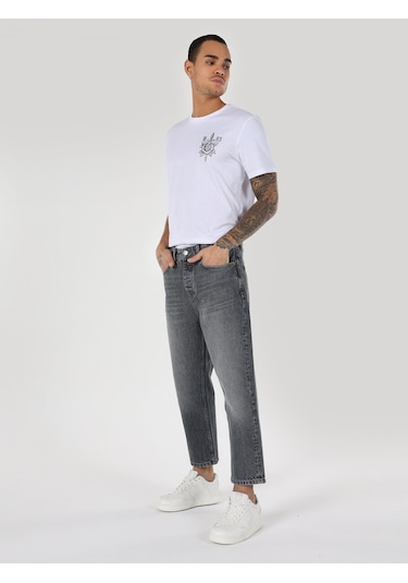 Colin's 057 Milas Loose Relaxed Fit Gri Erkek Pantolon CL1062424_Q1.V1_DN42462
