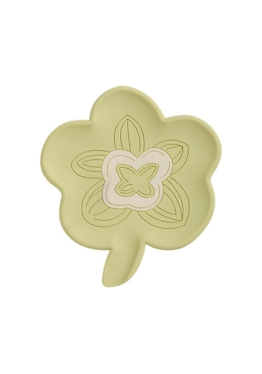 Banyo İnfüzyonlu Silikon Sabunluk Ev Tipi Kaymaz Sabun Drenaj Tutucu Yeşil