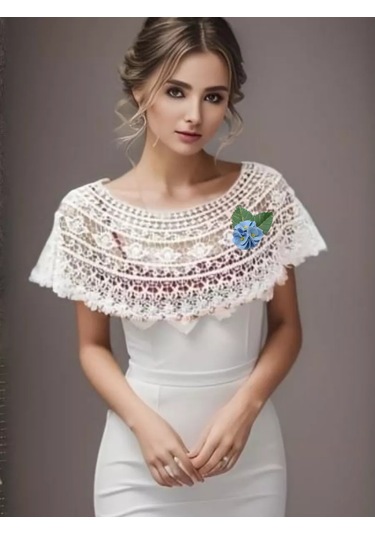 Clayfairy Ortanca Çiçeği Broş" 237562692 Açık Mavi