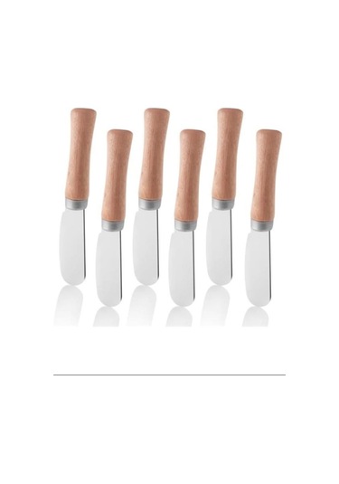 Bambu Saplı Tereyağ Bıçağı 6lı Royaleks-bşstb06 Çok Renkli