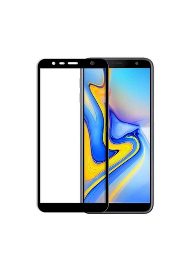 Samsung Galaxy Uyumlu J4 Plus Davin 5d Cam Ekran Koruyucu Siyah Senalstore