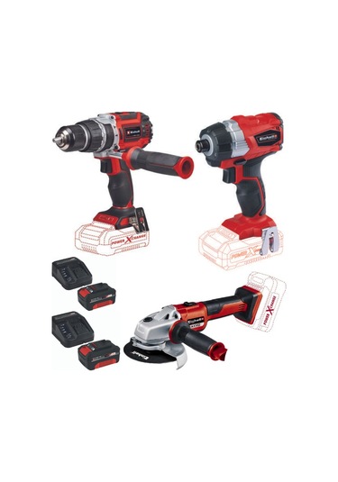 Einhell TE-CI 18 li BL TP-CD 18/60 Li-i BL  Axxio 125mm 2x4.0ah