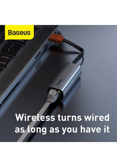 Skycity Baseus Çift Yönlü Gigabit Ethernet Adaptörü Usb-a/type-c Desteği 1000mbps Hızlı Bağlantı Mac/pc Uyumlu Alüminyum