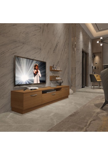 Decoraktiv Trendstyle 4 Mdf Tv Ünitesi Tv Sehpası Ceviz