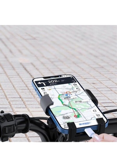 2 Adet. Racks 360 Dönebilen Motosiklet Cep Telefonu Tutucu Cep Telefonu Cep Bisiklet Gidonu