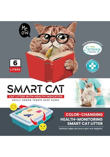 Smart Cat Akıllı Erken Teşhis Kedi Kumu 6 L
