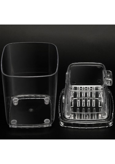 Mini Buz Tıraş Smoothie Manuel Buz Kırıcı Buz Bloğu Kırma Rüşvet Makinesi