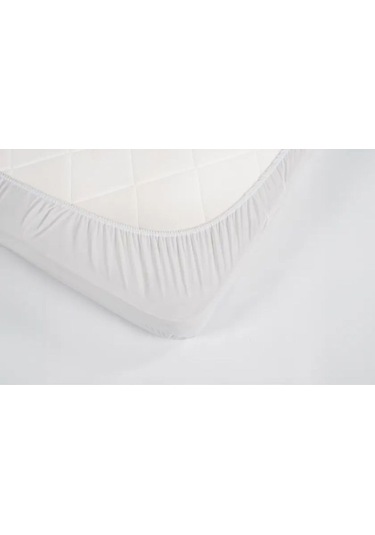 Fitted Sıvı Geçirmez Alez 120x200 Cm Beyaz
