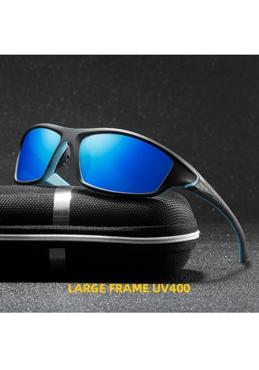 Yaozixa Erkekler İçin Sporcu Polarize Güneş Gözlüğü - Outdoor Bisiklet Sürüşü, Gece Görüşü, Siyah-kırmızı Filmi D120 P21/c4 Gri