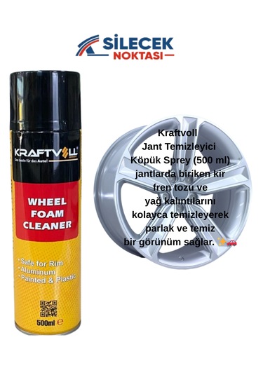 Kraftvoll Jant Temizleyici Köpük Sprey 500 Ml