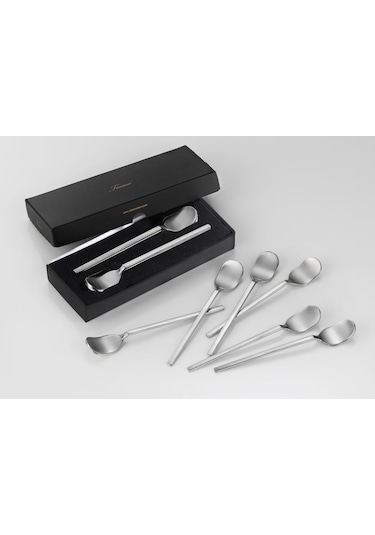 Amor 6'lı Çay Kaşığı Sade