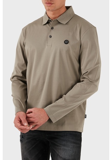 Boss Erkek Polo Yaka Sweat 50523917 245 Haki Haki Boss Erkek Polo Yaka Sweat 50523917 245 Haki Haki