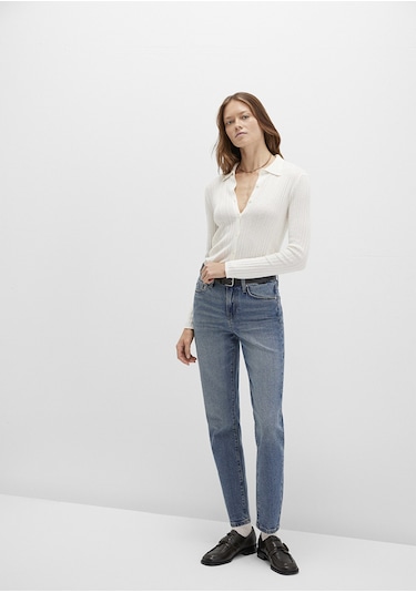 Mavi - Cindy Classic Denim Gölgeli Indigo Mavisi Jean Pantolon 100277-90498 Mavi