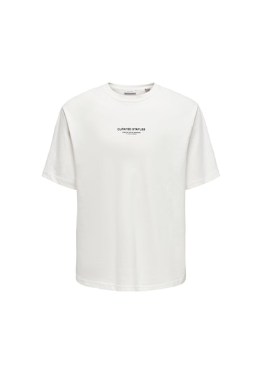Only & Sons Erkek Onscurated Bisiklet Yaka %100 Pamuk T-shirt 22030925 Ekru Ekru Only & Sons Erkek Onscurated Bisiklet Yaka %100 Pamuk T-shirt 22030925 Ekru Ekru
