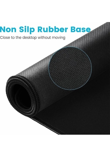 Pazly 300x800x3mm Kaymaz Kauçuk Mouse Pad Soyut Sıvı Desen Büyük Mouse Mat Stil K Stil K