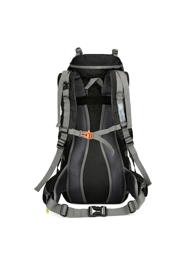 Vanaheımr-50l Yürüyüş Sırt Çantası Su Geçirmez Kamp Sırt Çantası,siyah Siyah