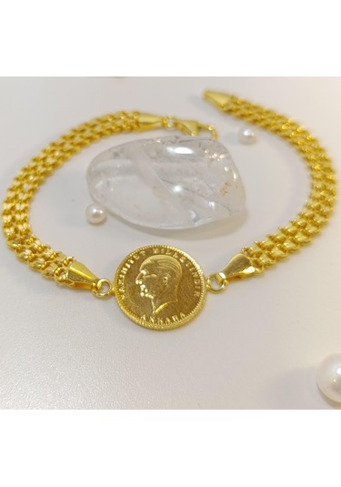 Atalira Yarım Altınlı Bileklik Altın Hd Videolu