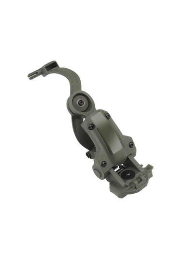 Vkemall Kask Kulaklık Rayı Montaj Aksesuarları Seti Gürültü Azaltma Taktik Kulaklık Rayı Yeşil