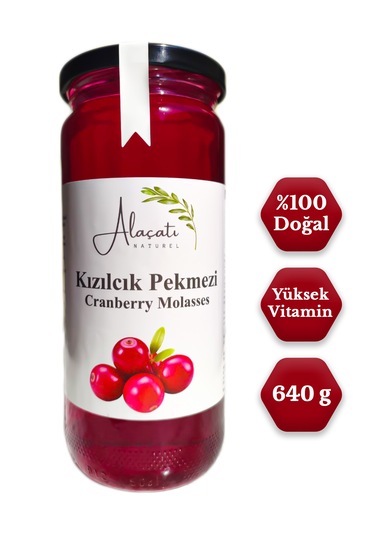 %100 Doğal Kızılcık Pekmezi Yüksek Vitamin Ve Antioksidan Kaynağı