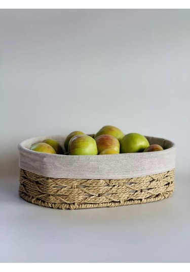 Kulıko Home Orta Boyutlu Örgü Depolama Sepeti 168377940 Bej