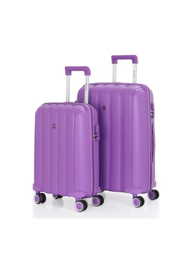 Mçs Polipropilen 2li Valiz Seti Orta & Kabin V305 S21yy1000076-set 00014 Mor
